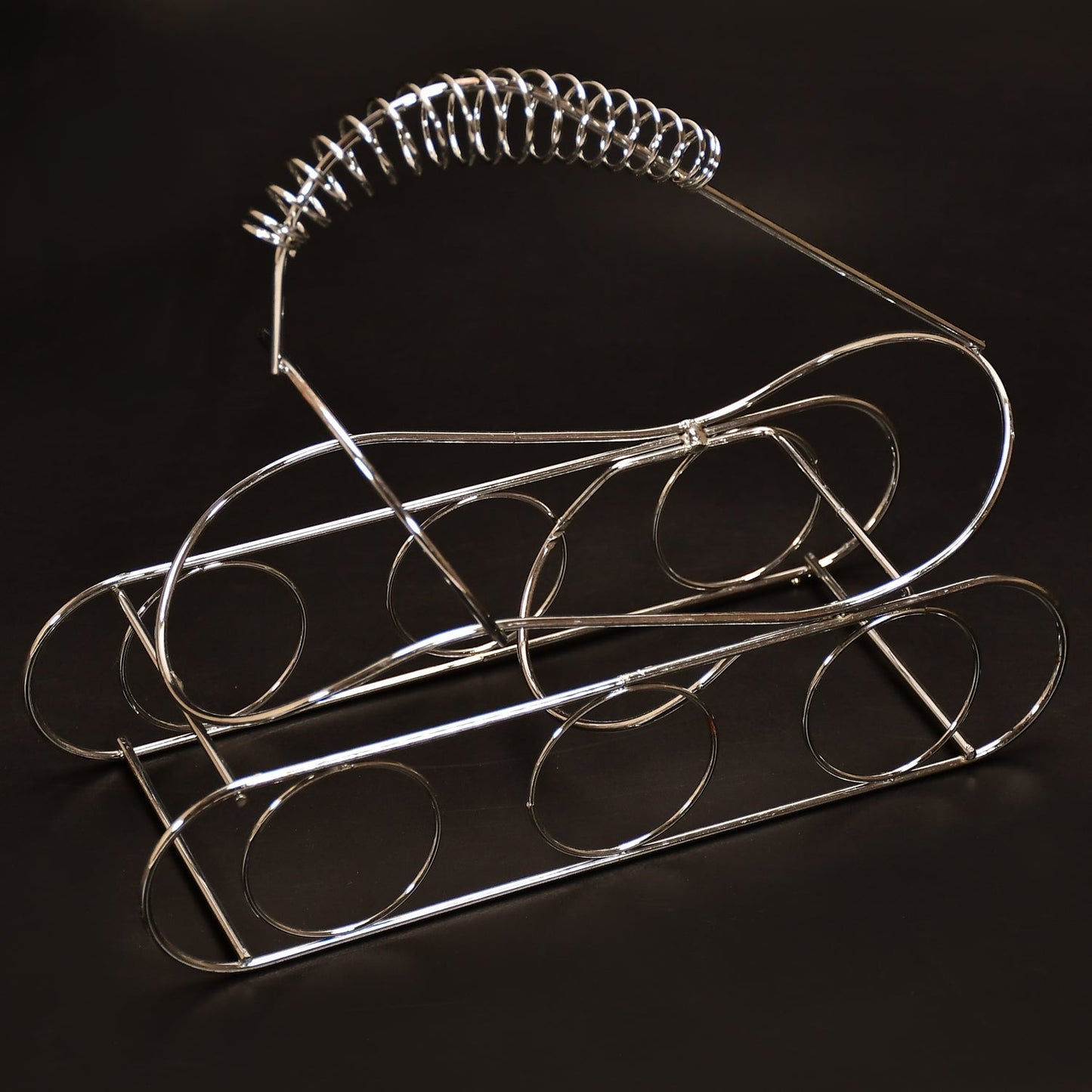 Elegant wine bottle rack