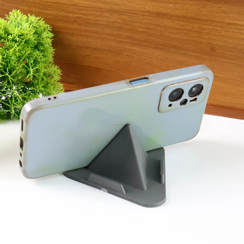 Happyclick Pyramid Grey Mobile Stand with 3 Different Inclined Angles - HappyClick
