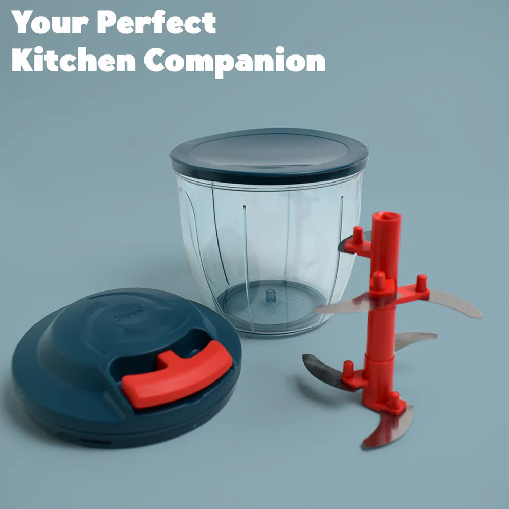 Happyclick Apex Speed-X Hand-Powered Vegetable Chopper (1000 ML)