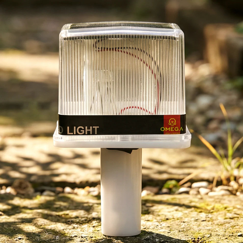 Happyclick 1200mAh Solar Powered LED Warning Beacon Light (1 Pc)