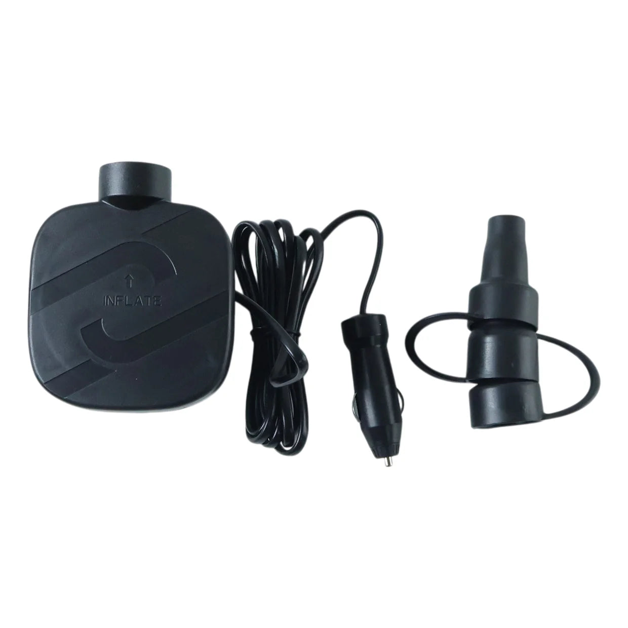 Happyclick Portable Electric Air Pump Inflator Set with Car Charging Adapter (1 Set)