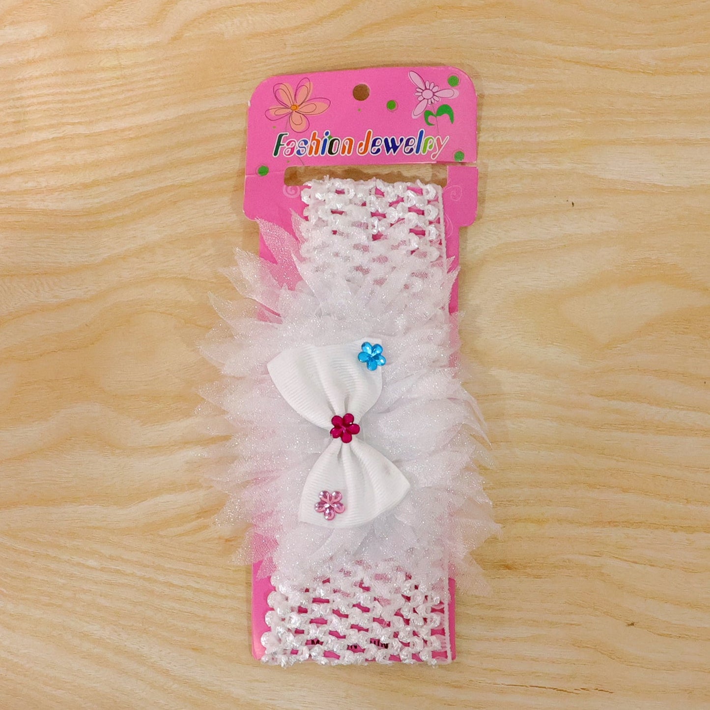 Stylish elastic floral headband for infants and toddlers