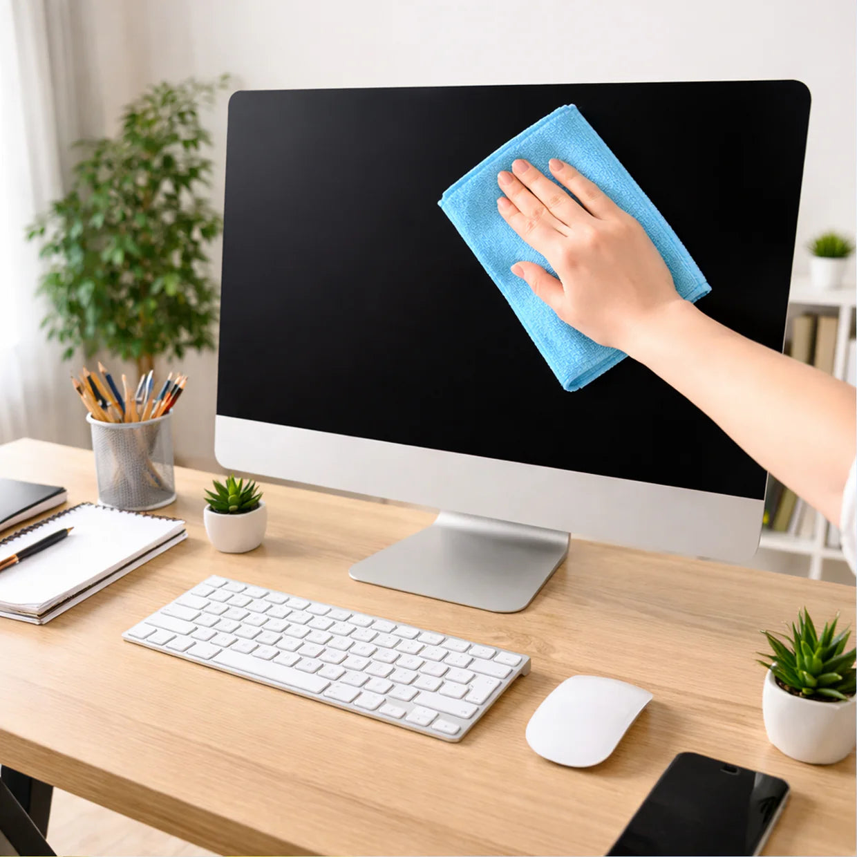 Happyclick Microfiber Cleaning Cloth Set (4 Pc Set)