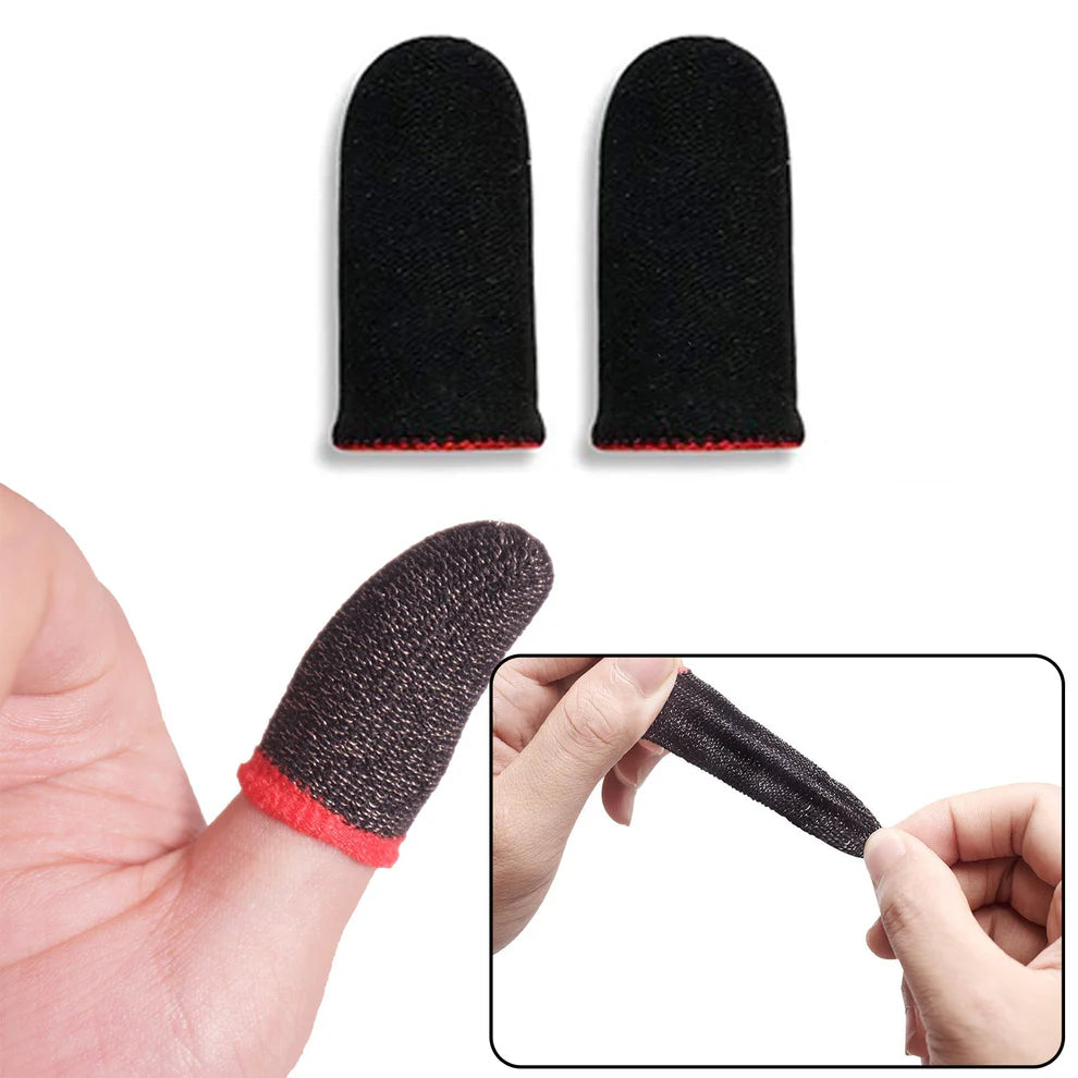 Happyclick Thumb & Finger Sleeve for Mobile Game, Pubg,Cod,Freefire (1Pair only) - HappyClick