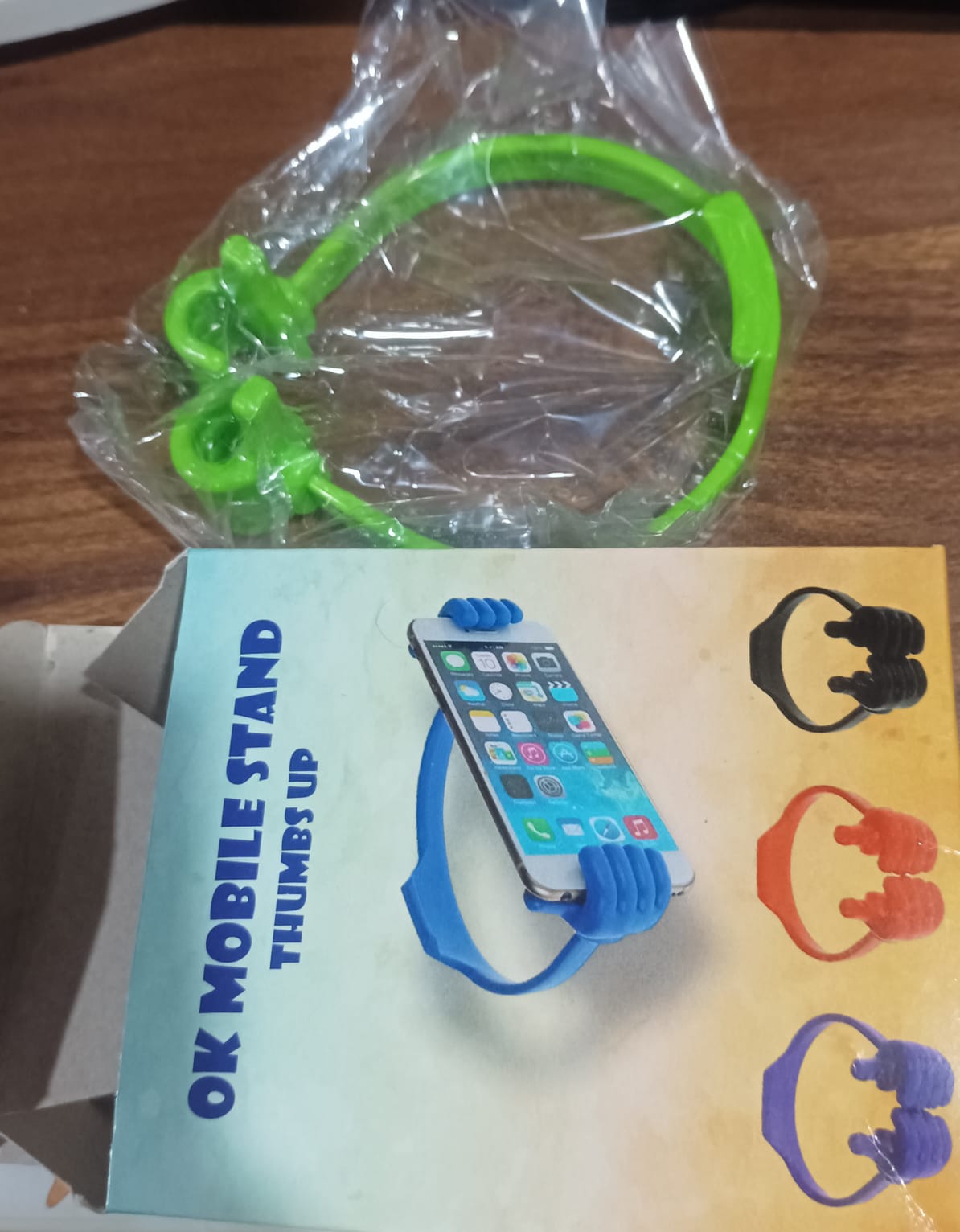 Hand Shape Mobile Stand used in all kinds of places including household and offices as a mobile supporting stand (1 Pc / With Color Box)
