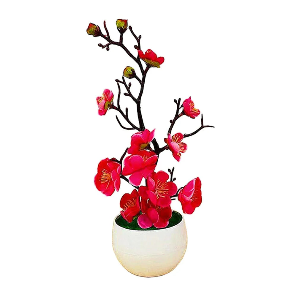 Happyclick Artificial Flower Pot Plant (1 Pc) - HappyClick