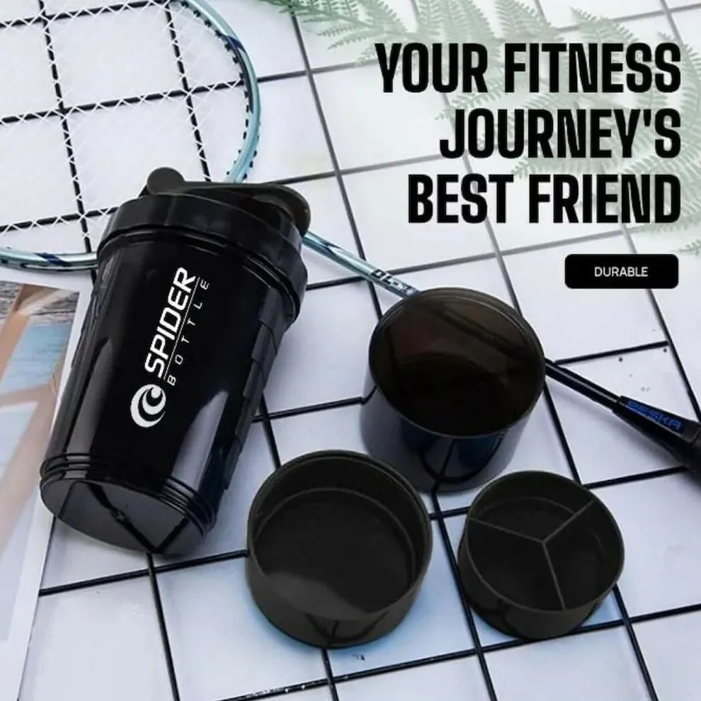 Happyclick Multipurpose protein shaker bottle 500ml - HappyClick