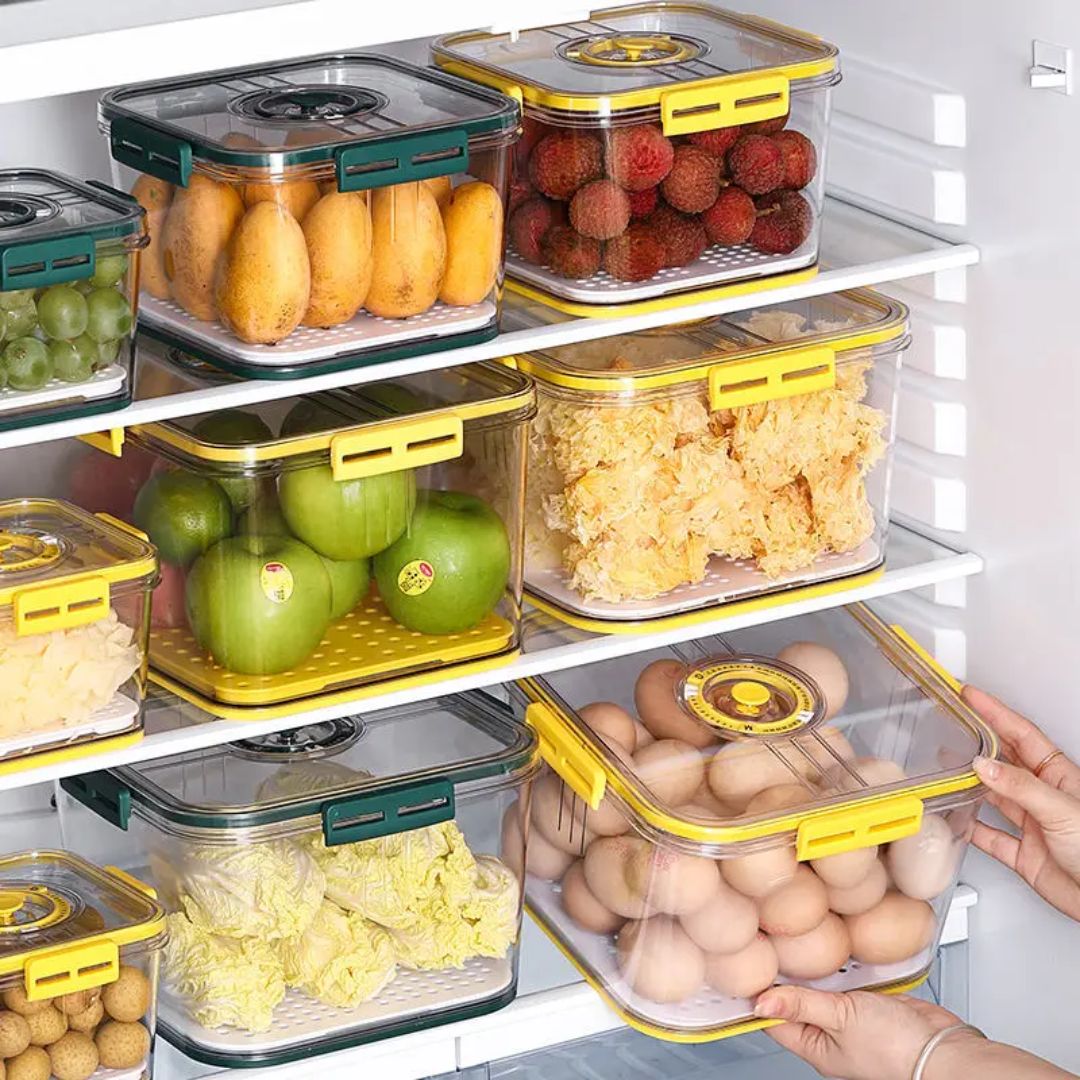 1400ml Container, Multipurpose Storage Container, Airtight Food Storage, Leak-Proof Container, BPA-Free Container, Kitchen Storage, Meal Prep Container, Stackable Food Container, Food Organization, Plastic Storage Container