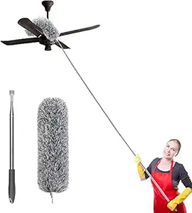 10 feet microfiber duster
Extendable microfiber duster
High reach microfiber duster
Microfiber dusting pole
Long reach dusting tool
Microfiber duster for ceiling fans
Best microfiber duster for high places
Microfiber cleaning duster
Extendable duster for home use
10-foot extendable cleaning duster