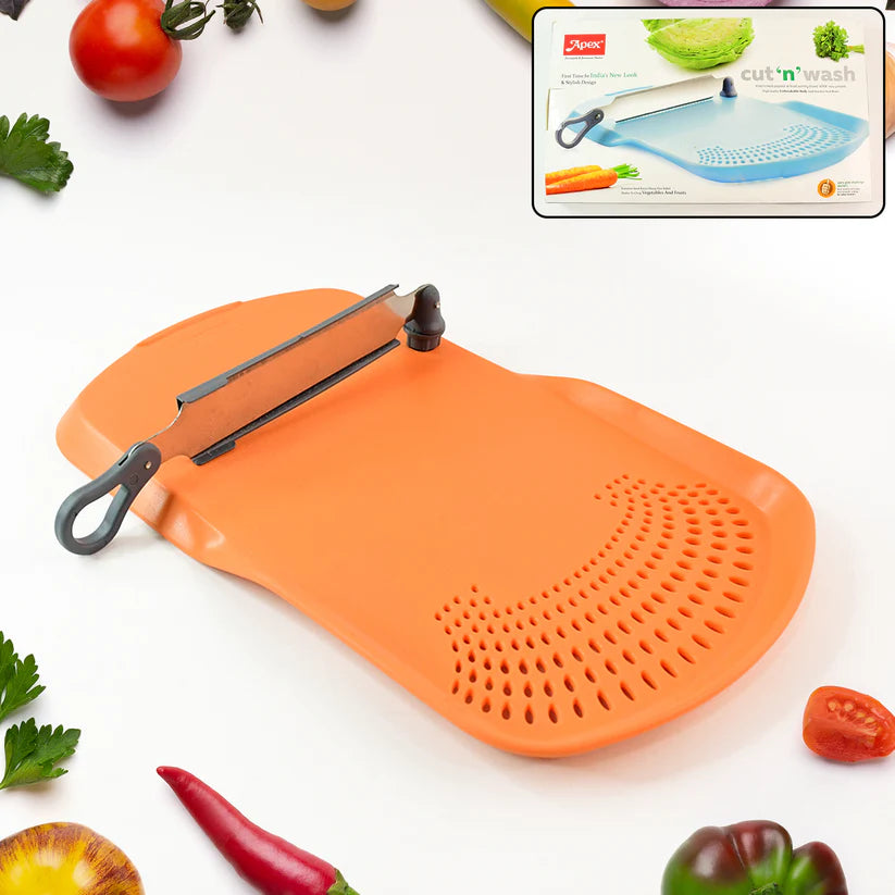 Apex Cut ‘n’ Wash cutting board
Multipurpose chopping board
Foldable cutting board with drainer
Collapsible wash and chop tray
Kitchen cutting board with strainer
2-in-1 wash and cut board
Cutting board for vegetables
Portable kitchen cutting tray
Camping chopping board
Space-saving kitchen tools