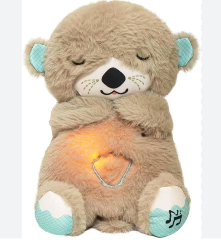 Breathing teddy, anxiety relief teddy bear, plush sleep aid, calming stuffed animal, breathing toy for sleep, stress relief teddy, comfort plushie