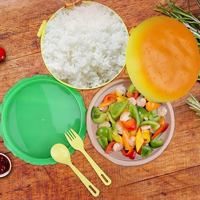 Burger Shape Lunch Box
Double Layer Lunch Box 1000ml
Plastic Lunch Box with Spoons
Creative Food Container Set
Fun Burger Lunch Box for Kids
Leak-Proof Lunch Box
Plastic Food Storage Box with Spoon
1000ml Lunch Box for Work
Food Container with Two Layers
Portable Lunch Box for Adults