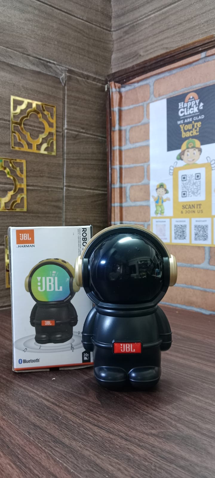 Happyclick astronaut Bluetooth speaker
Wireless TWS stereo bass speaker
LED RGB light music box
Cute astronaut portable speaker
RGB Bluetooth speaker for parties
Hands-free Bluetooth speaker
Compact wireless speaker with bass
High-quality sound Bluetooth speaker
Rechargeable TWS speaker
Astronaut design LED speaker