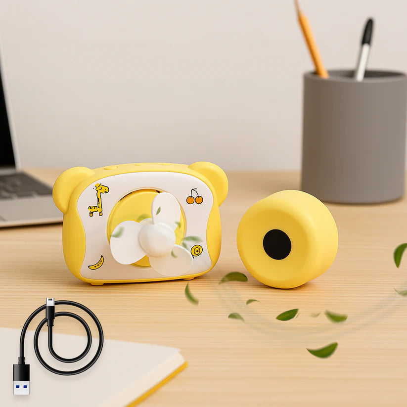 Cute mini rechargeable fan
Bear-shaped portable fan
USB handheld fan for kids
Rechargeable fan for travel
Mini fan for office desk
Cartoon fan for summer
Small USB fan
Portable cooling fan
Kids mini table fan
Cute desk accessories