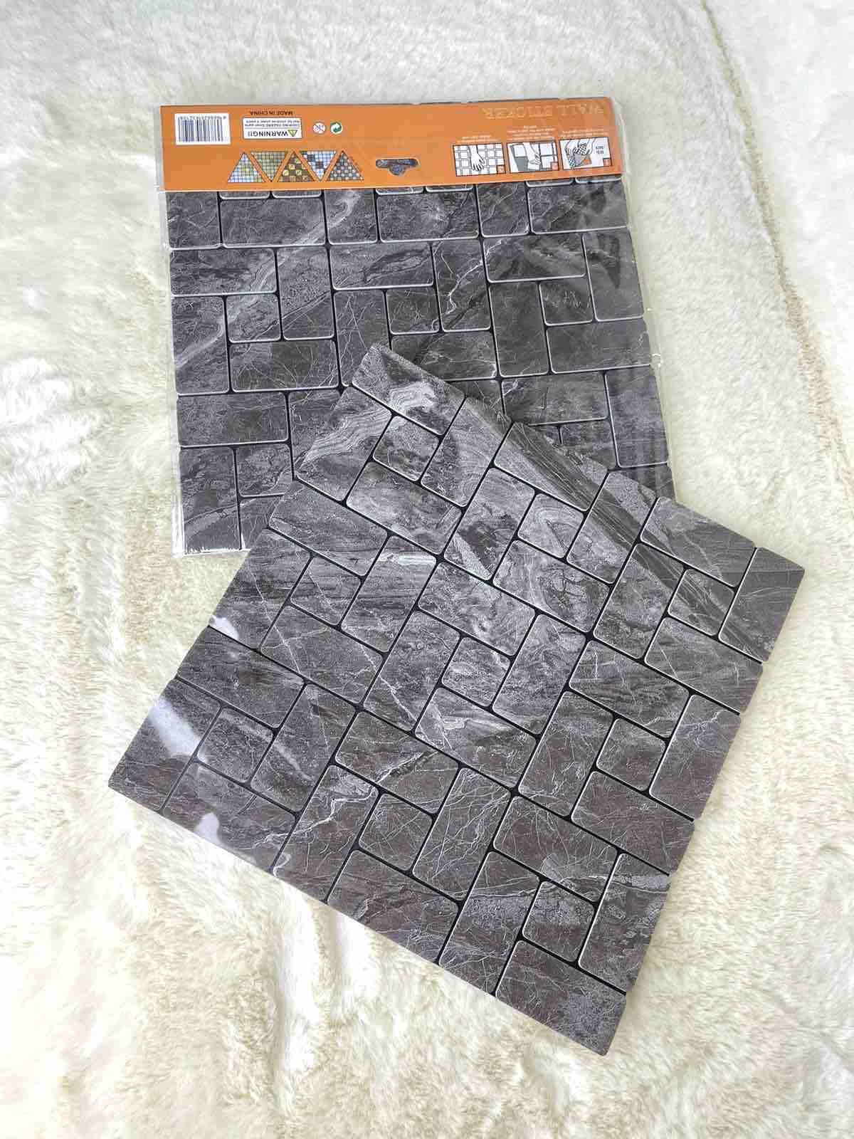 Mosaic Wall Sheet, Self Adhesive Wall Tiles, 3D Wall Sheet, Self Stick Mosaic, Backsplash Wall Sheet, Removable Wall Stickers, Decorative Wall Panels, Modern Wall Decor, Adhesive Wall Tiles, Water-Resistant Wall Sheets