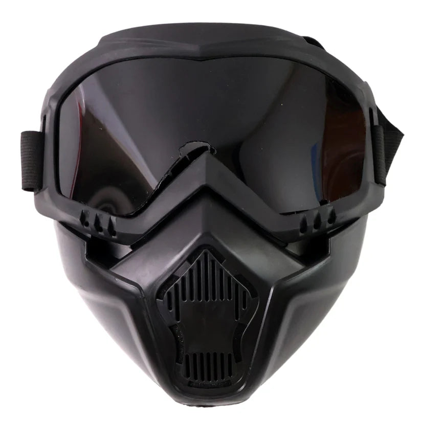 Motorcycle goggles with mask
Off-road helmet goggles
Windproof bike riding glasses
Motocross goggles with face protection
ATV goggles with detachable mask
Dirt bike goggles for men
Windproof motorcycle eyewear
Outdoor sports riding goggles
Anti-fog biking goggles
Protective goggles for helmet