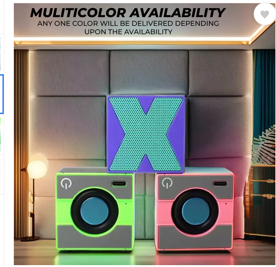 Happyclick Hifi Stereo Sound High Bass Mini Bluetooth Party Speaker