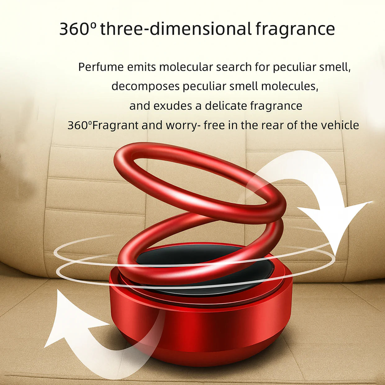Happyclick Small Solar Car Aroma Air Freshener (1 Pc) - HappyClick