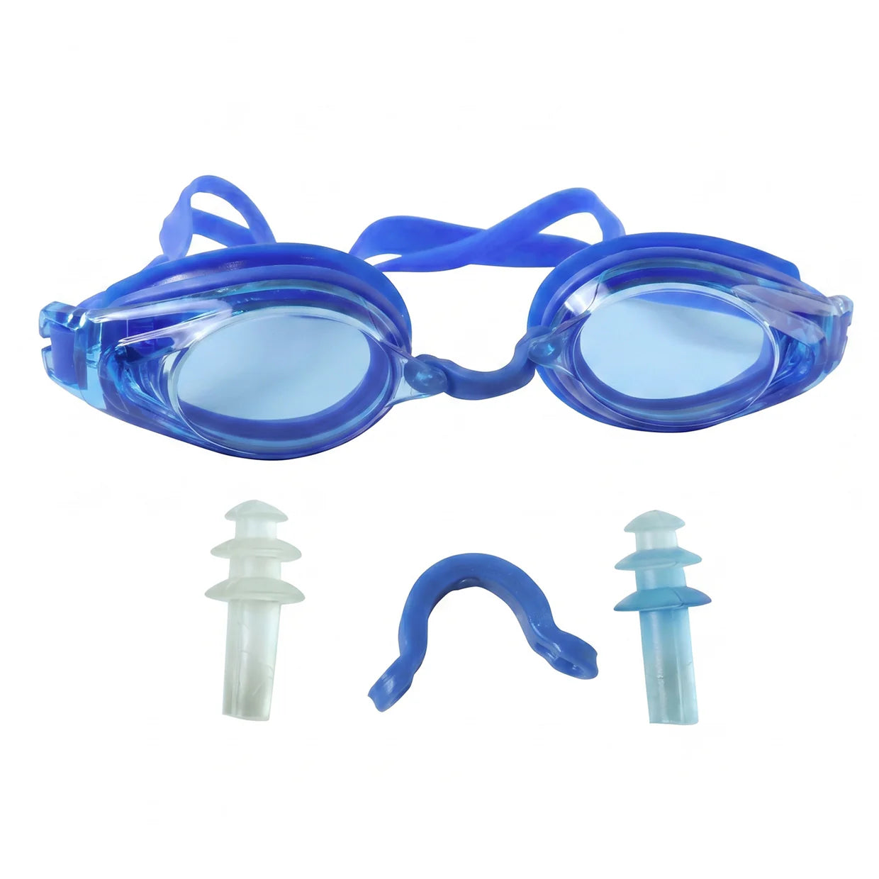Happyclick Kids Durable Swimming Goggles with Soft Cushion Seal and Adjustable Head Strap – 1 Pc