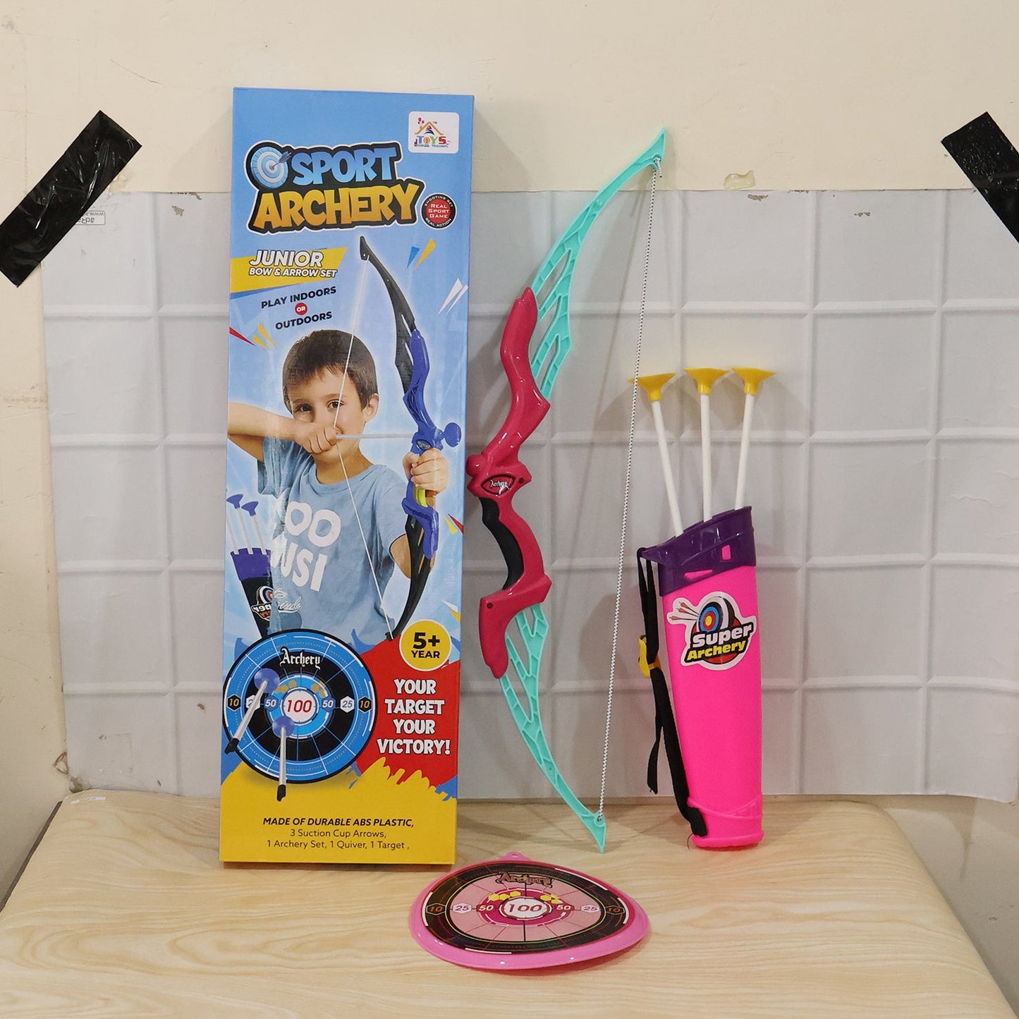 Kids Archery Set – Dhanush Baan Toy with Target & Arrows | Aditi