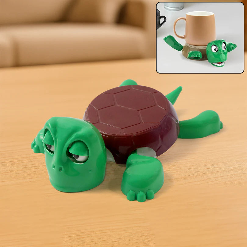 Happyclick Cute Plastic Turtle Cup Coaster (1 Pc) - HappyClick