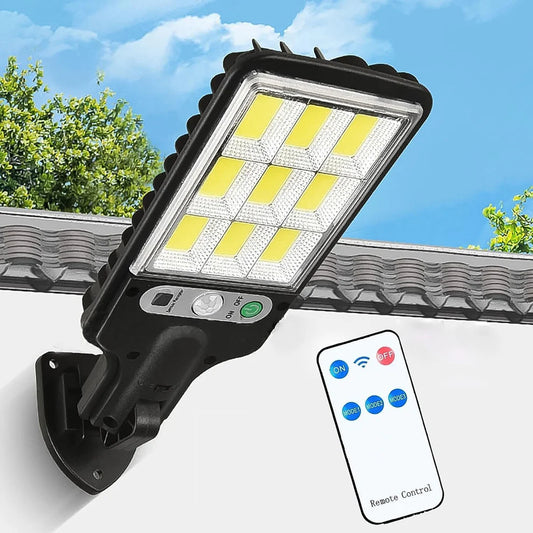 Happyclick High-Power Solar LED Street Light with Motion Sensor & Remote Control - HappyClick