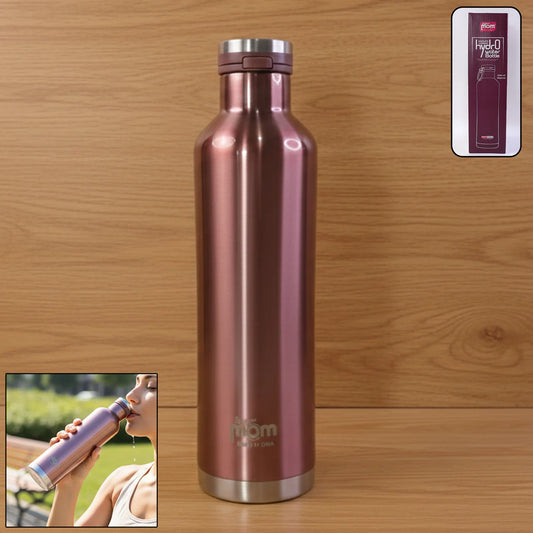 Happyclick Supermom 1000 ML Stainless Steel Insulated Hydro Water Bottle, Vacuum Flask - HappyClick
