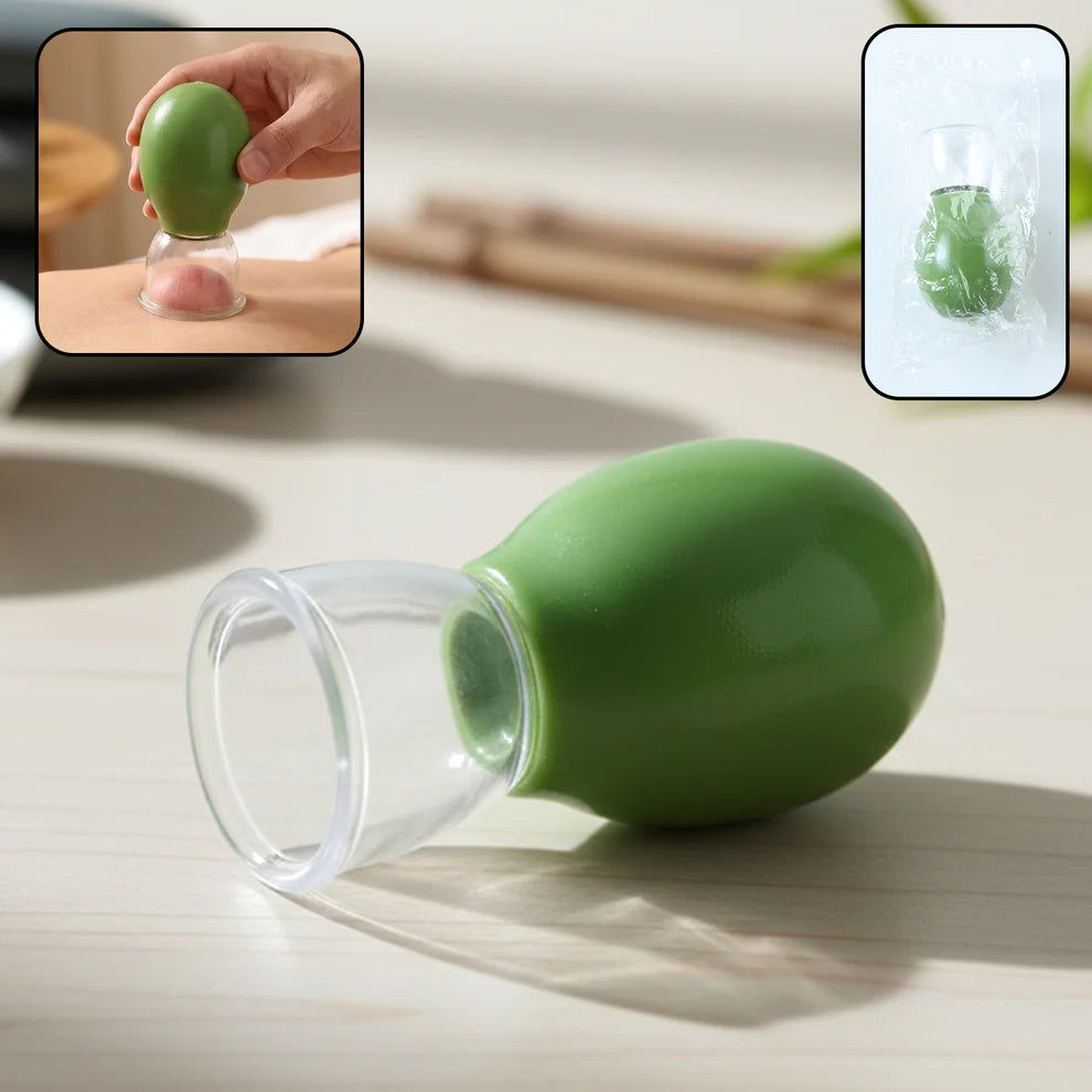 Happyclick Manual Silicone Vacuum Cupping Therapy Cup (1 Pc) - HappyClick