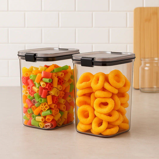 Happyclick 1200 ML Airtight Lock & Lock Food Storage Container Set – 2 Piece - HappyClick