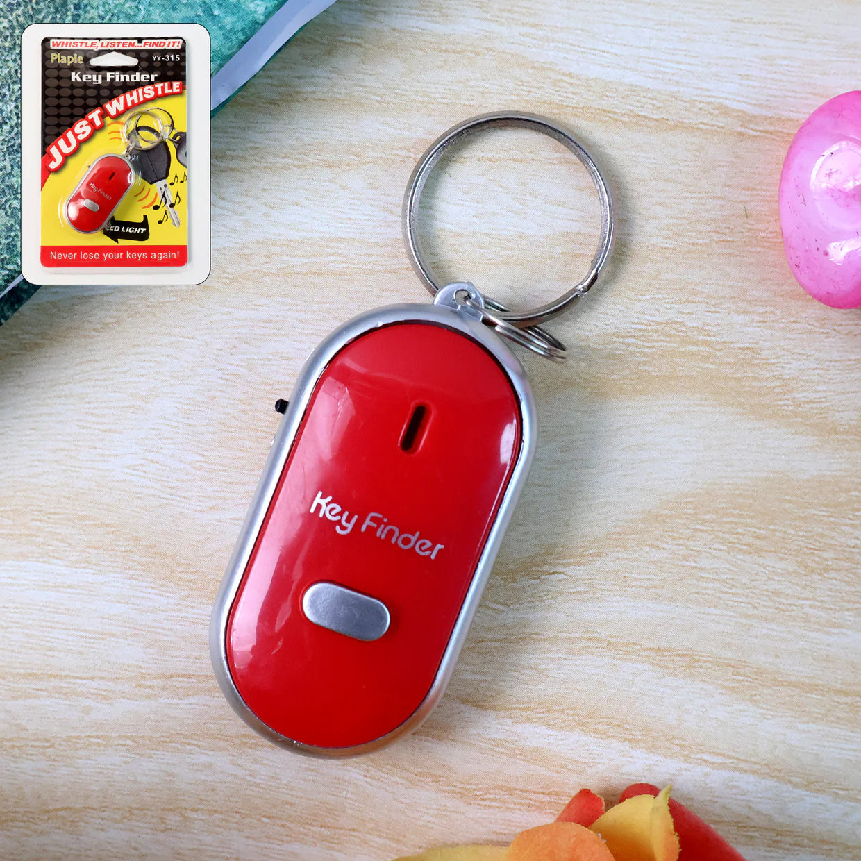 Happyclick Key Finder Anti Key Lost Key Chain Whistle Induction (1 Pc) - HappyClick