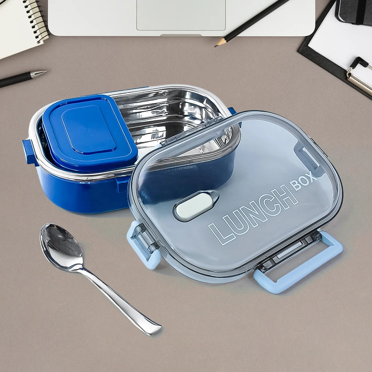 Happyclick Home Chef Premium Airtight Steel Lunch Box