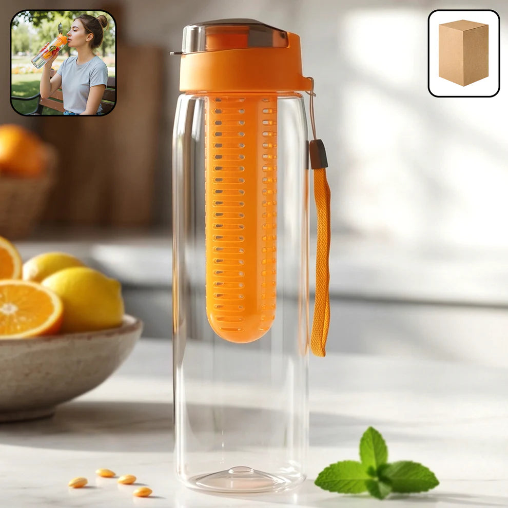 Happyclick Premium Fruit Infuser Water Bottle 1200ML Approx