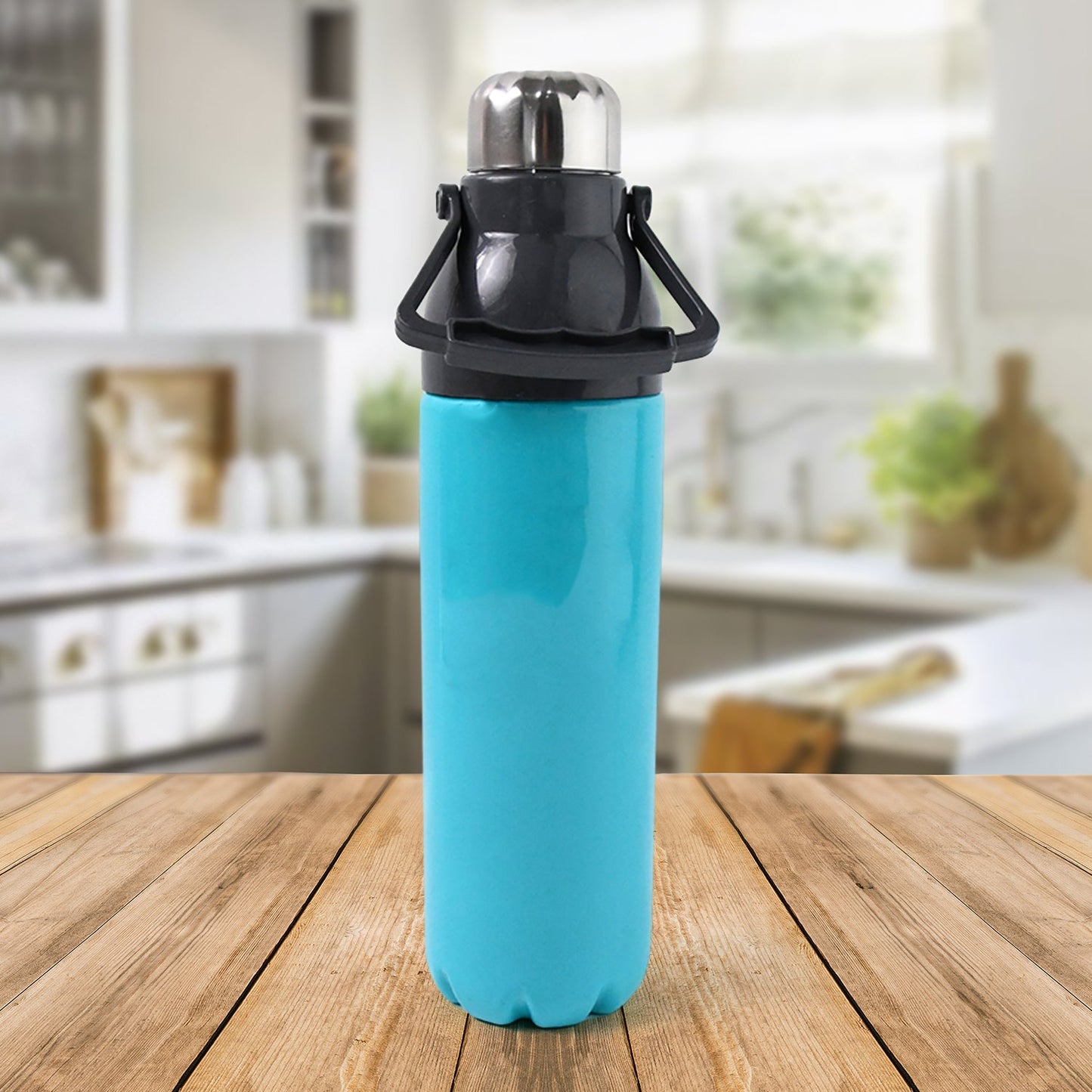 Plastic sports bottle insulated 1100Ml in assorted colors with handle