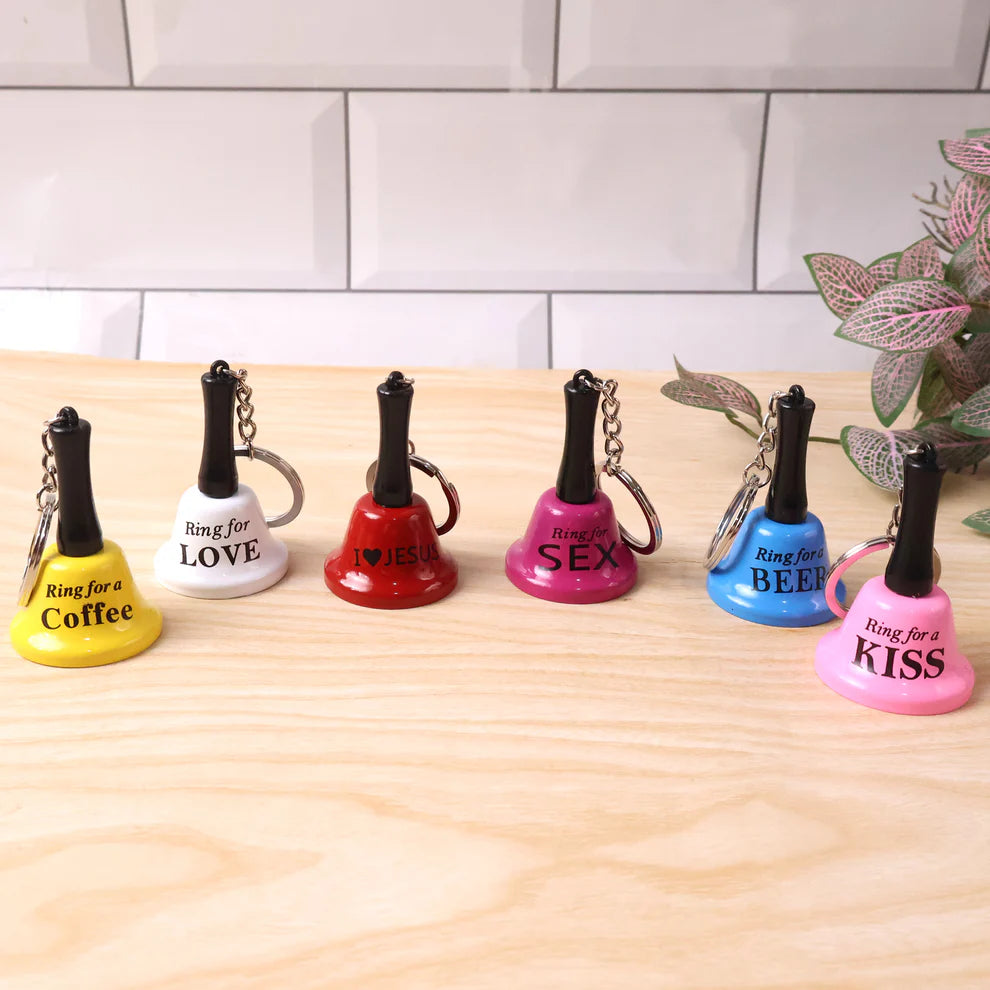 Happyclick Mini Hand Bell with Keychain (1 Pc) - HappyClick