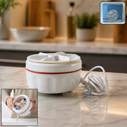 Happyclick Portable Mini Electric Washing Machine for Small Clothes