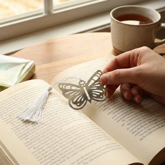 Happyclick Elegant Butterfly Design Metal Bookmark (1 Pc) - HappyClick