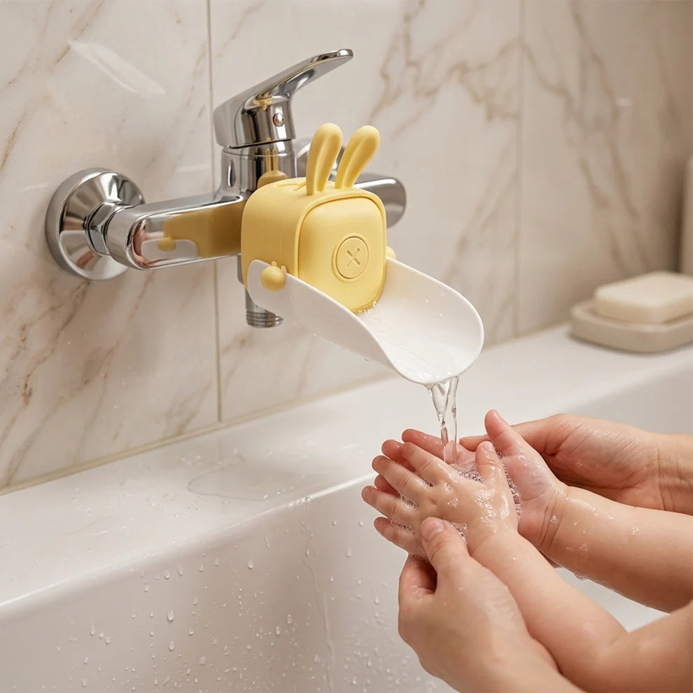 Happyclick Cute Faucet Water Tap Extender for Kids 1 Pc