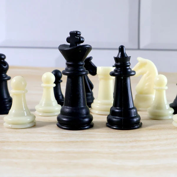 HappyClick Foldable Magnetic Chess Board - Travel Friendly 24x24 cm