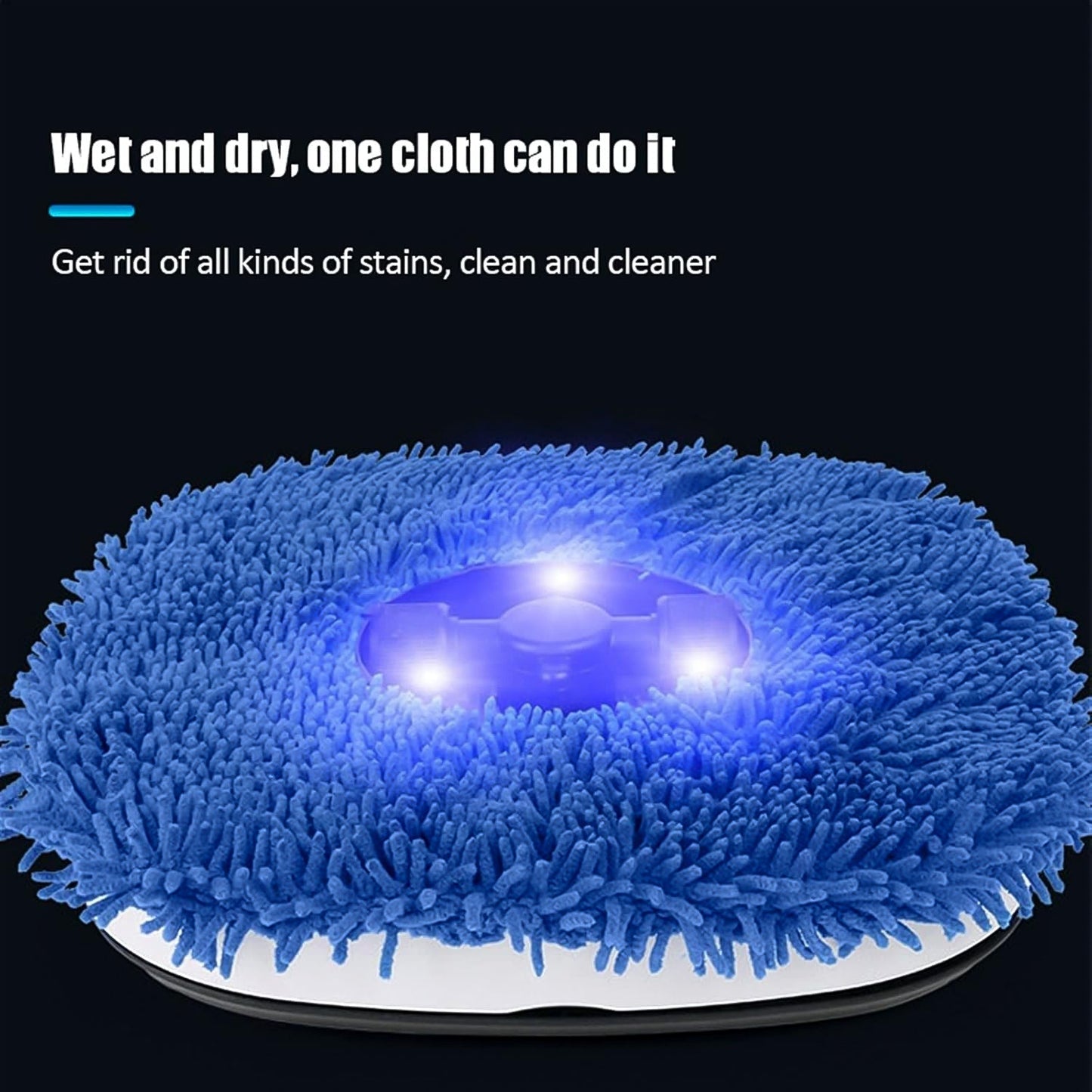 Smart robotic mop sliding smoothly under sofa for home cleaning