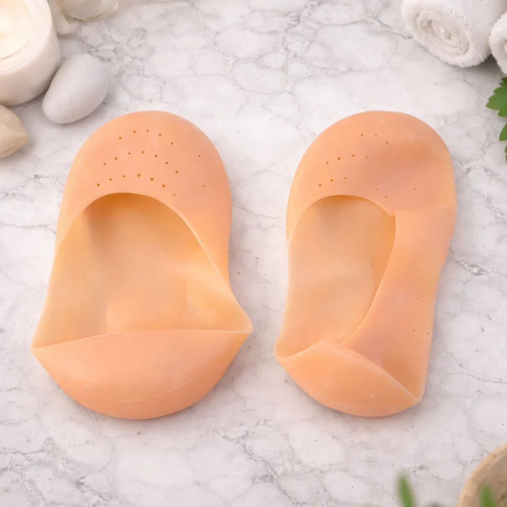 Happyclick Silicone Heel Protector Socks – Anti Crack Foot Care Socks (1 Pair) - HappyClick