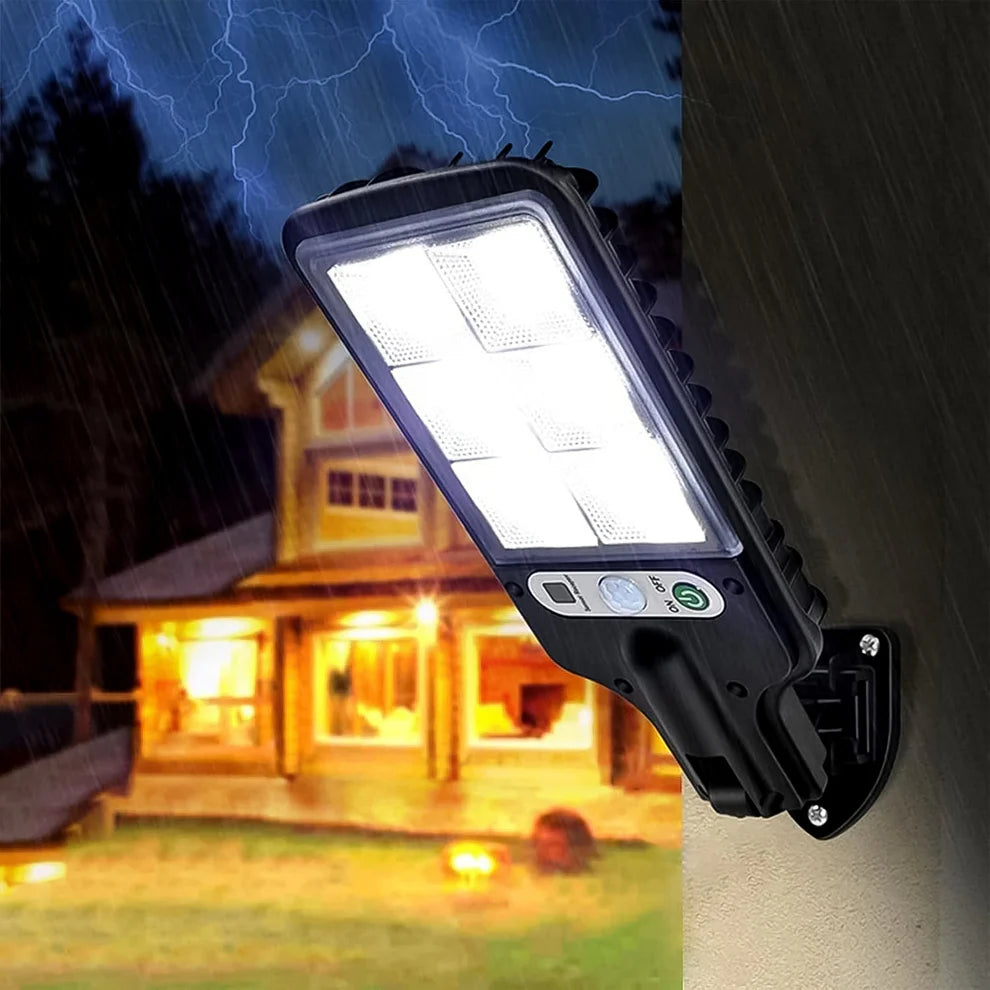 Happyclick High-Power Solar LED Street Light with Motion Sensor & Remote Control - HappyClick