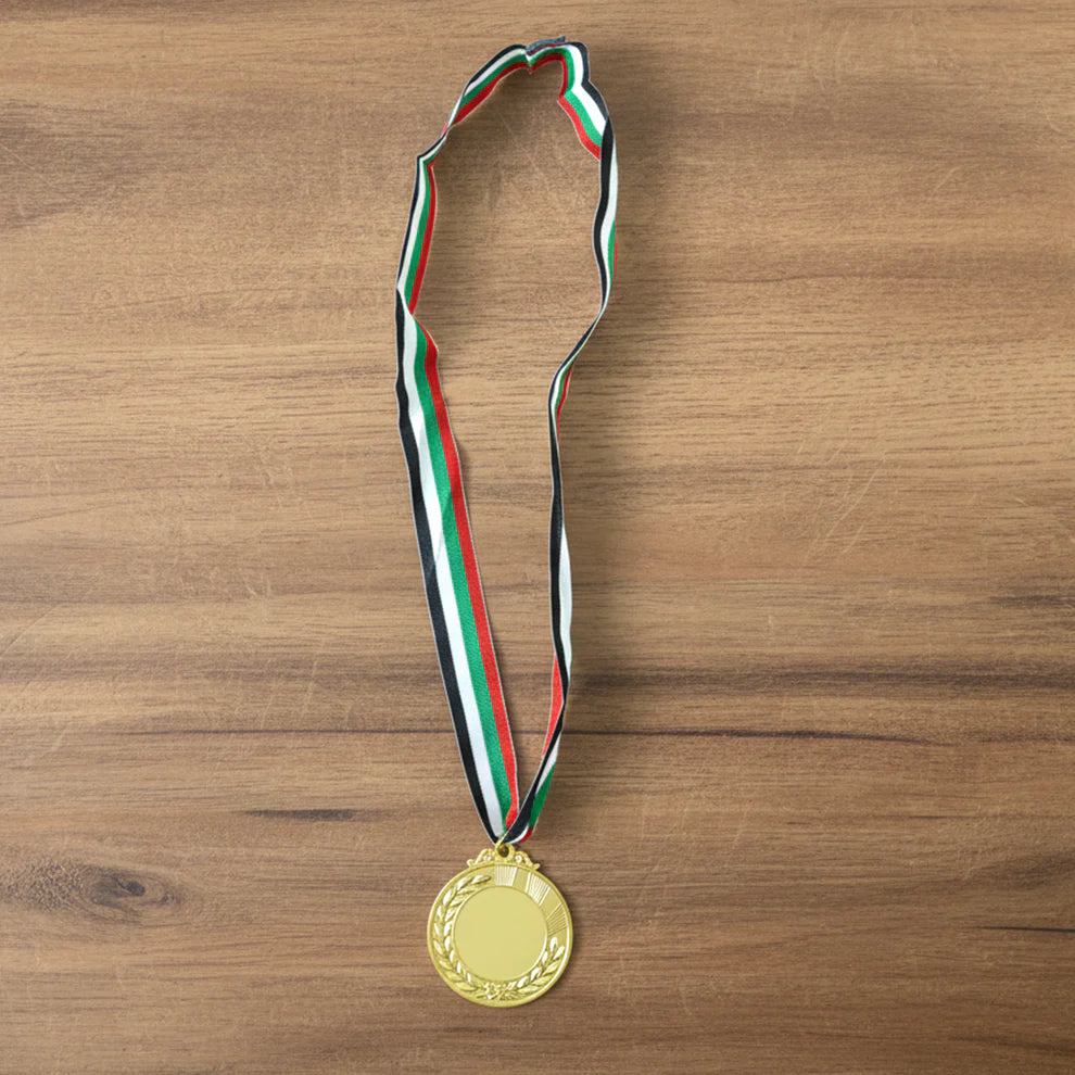  Gold Finish Sports Medal
