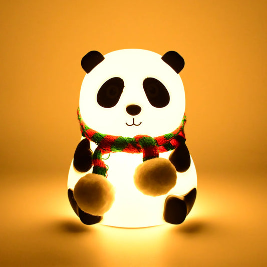 Happyclick Panda 7-Color LED Silicone Touch Lamp (1 Pc)