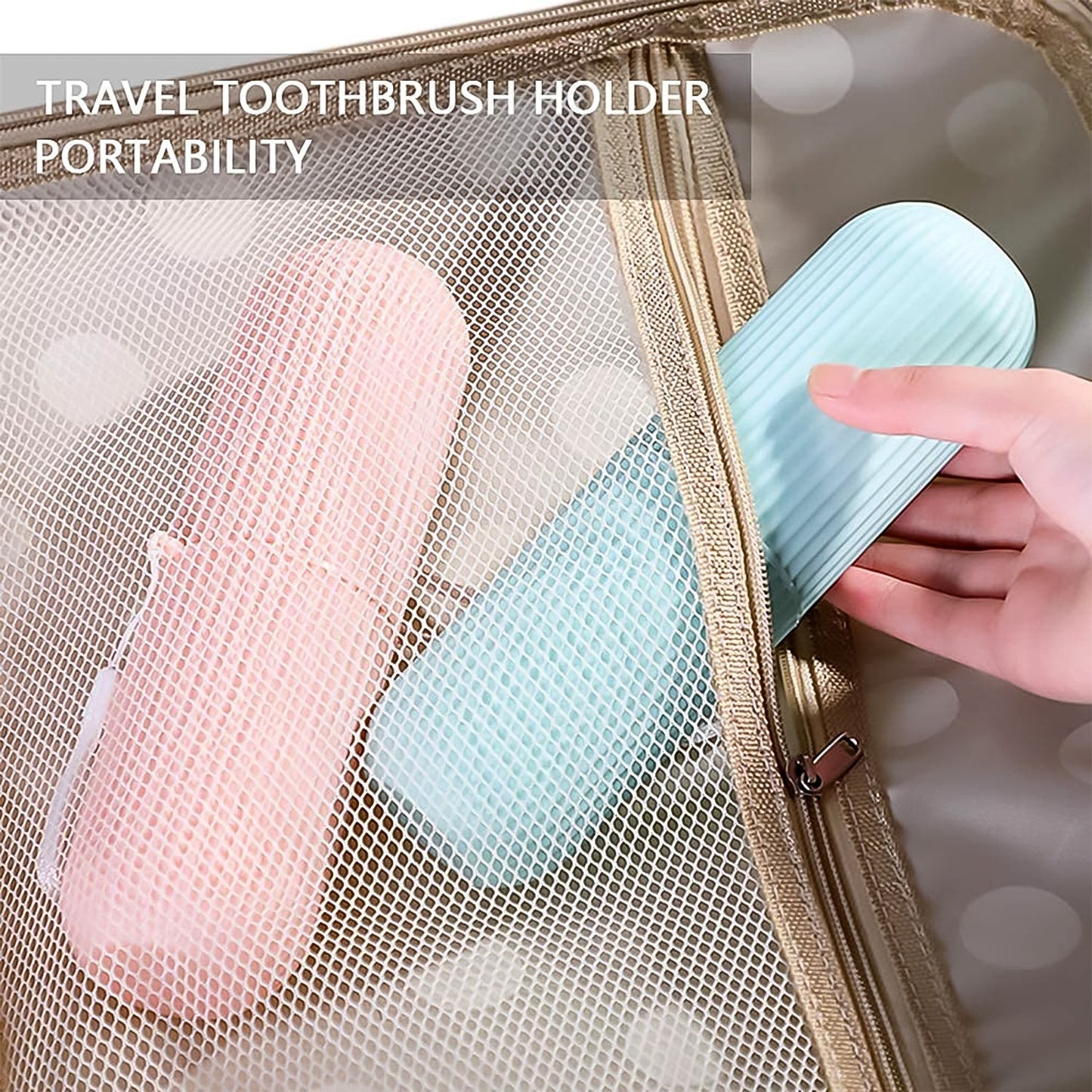 Assorted multicolor Konvex travel toothbrush cases neatly arranged on a white background.