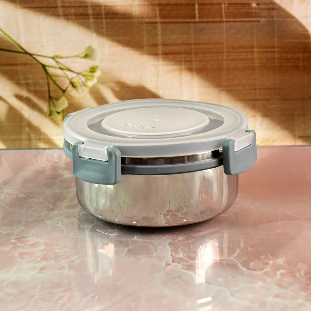 Happyclick  Apex Round Airtight Food Storage Container Approx 500 ml (1 Pc)
