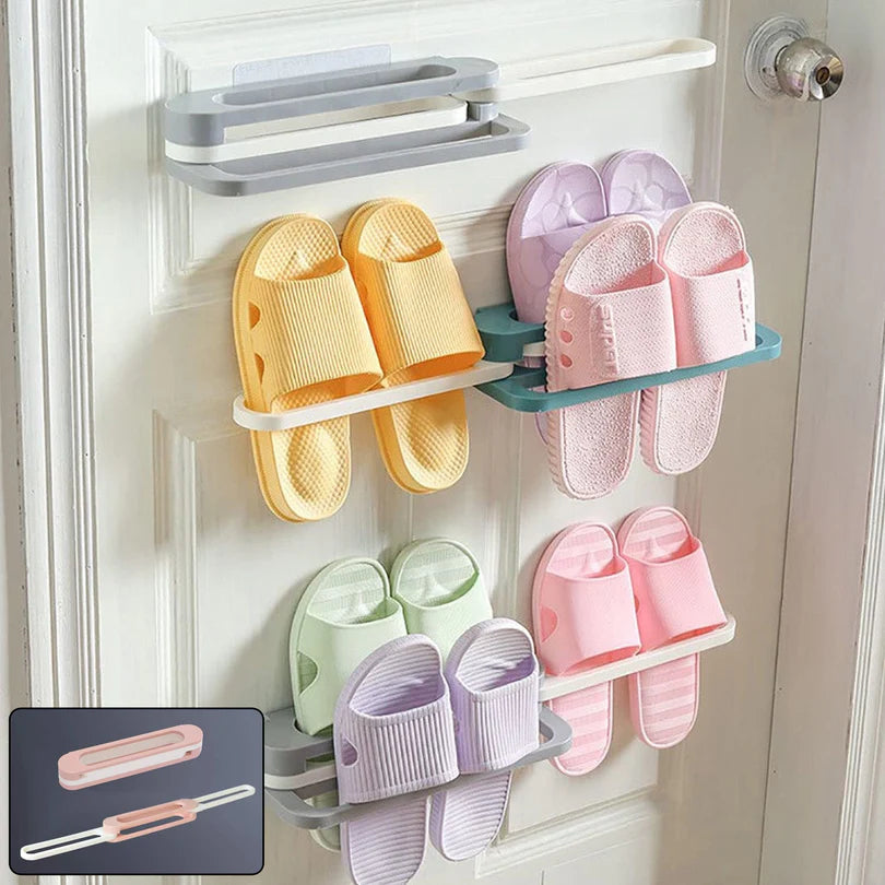 Happyclick Wall Mounted Slipper Stand Organizer (1 Pc) - HappyClick