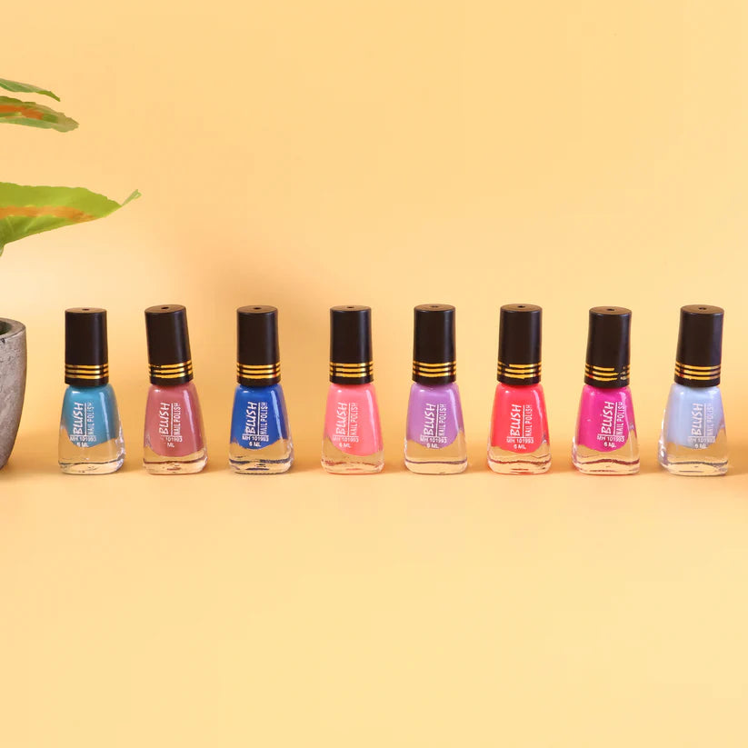 Happyclick Blush Matt Mini Nail Polish (Mix Color / 6 ML / 1 Pc) - HappyClick