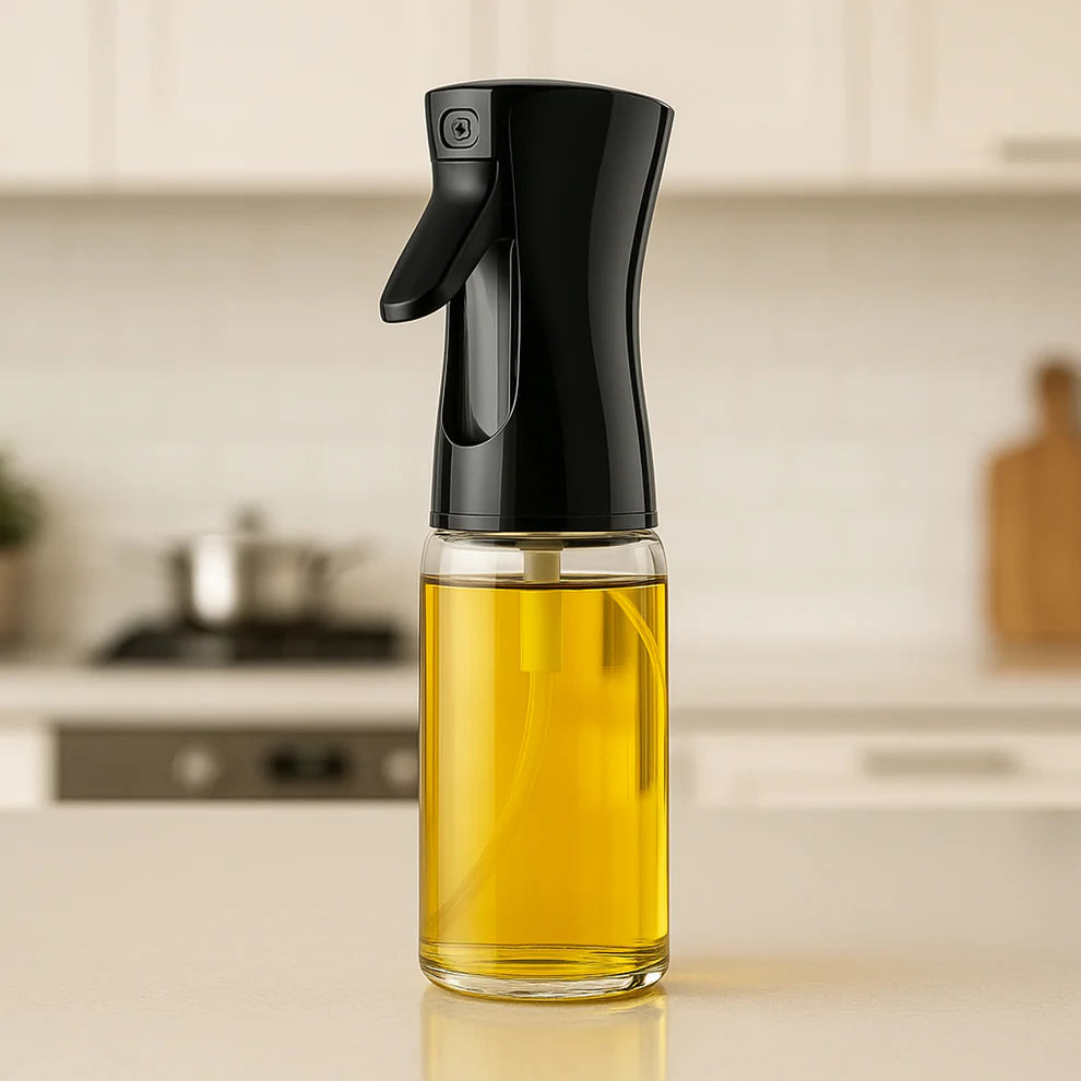 Happyclick Glass Premium Oil Spray Bottle - (300 Ml Approx / 1 Pc)