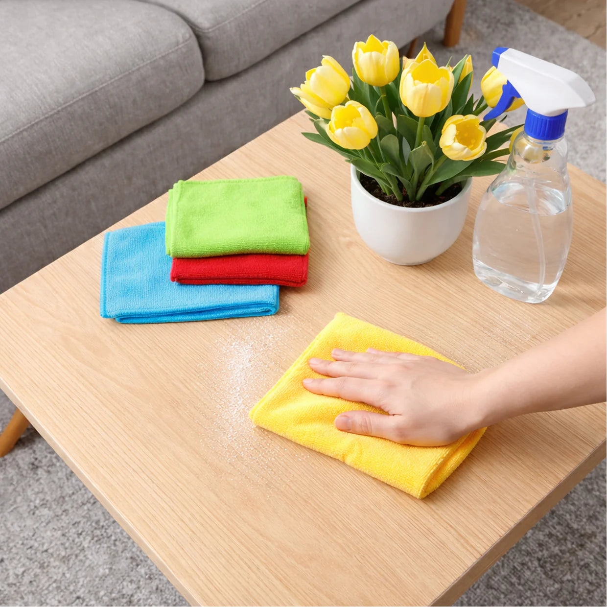 Happyclick Microfiber Cleaning Cloth Set (4 Pc Set)