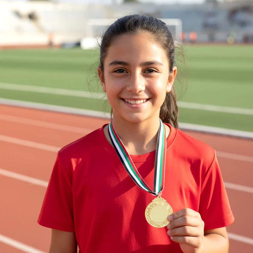  Gold Finish Sports Medal